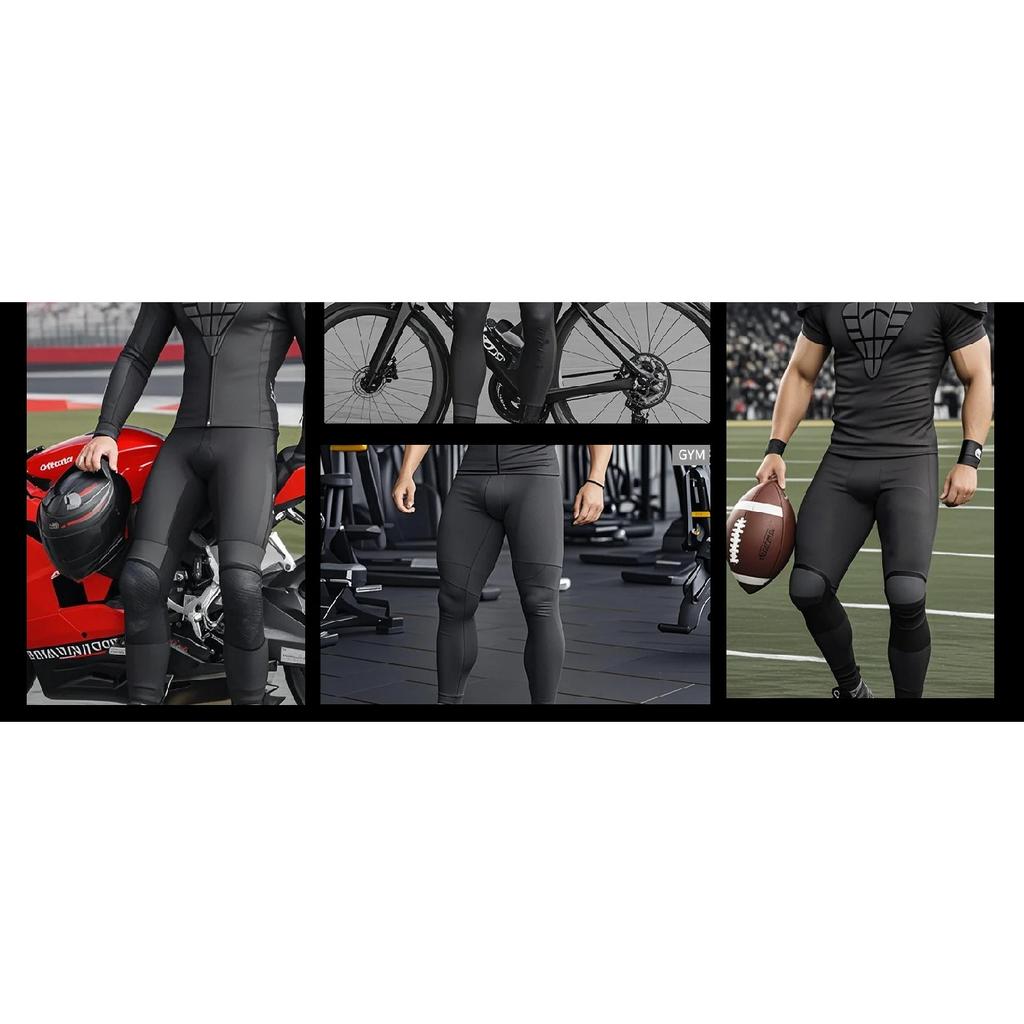 WOSAWE Summer Motorcycle Casual Pants Soft Pads Tights Men's Motocross Off-Road Pants Mountain Bike Cycling Moto Pants