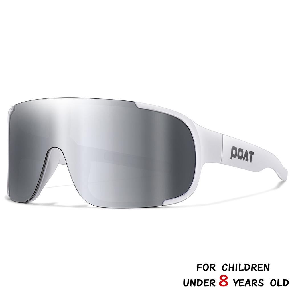 POAT Brand Kids Sunglasses UV400 3-8 Years Boys Girls Bike Goggles Outdoor Cycling Eyewear MTB Road Bike Hiking Gifts