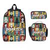 3Pcs Dispatch Mecha Man Eras Tour Prints Backpack Set for Kids Pencil Boxes Bookbag Sets with Lunch Box For School Daypack