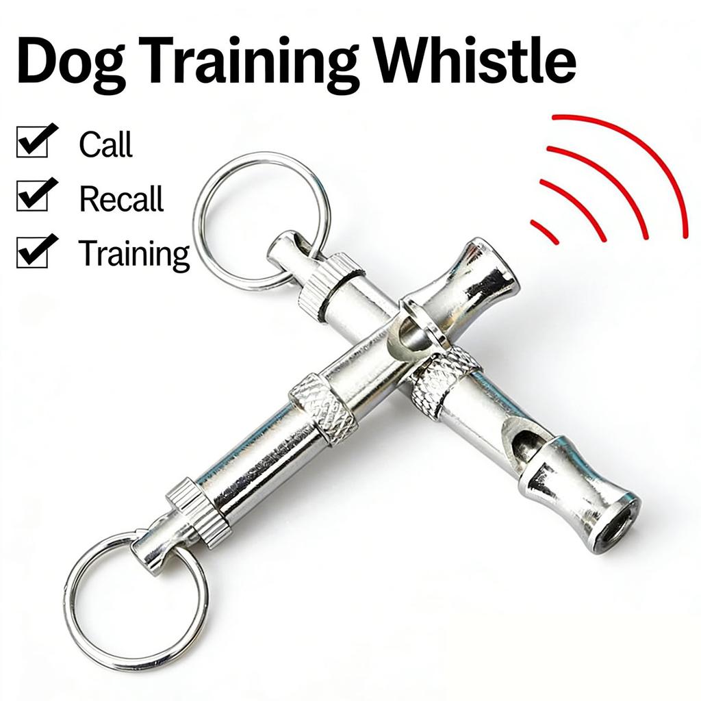 1 Pc Pet Dog Whistle Adjustable Volume Ultrasonic Whistle Portable Used For Pet Training Behavior Assistance