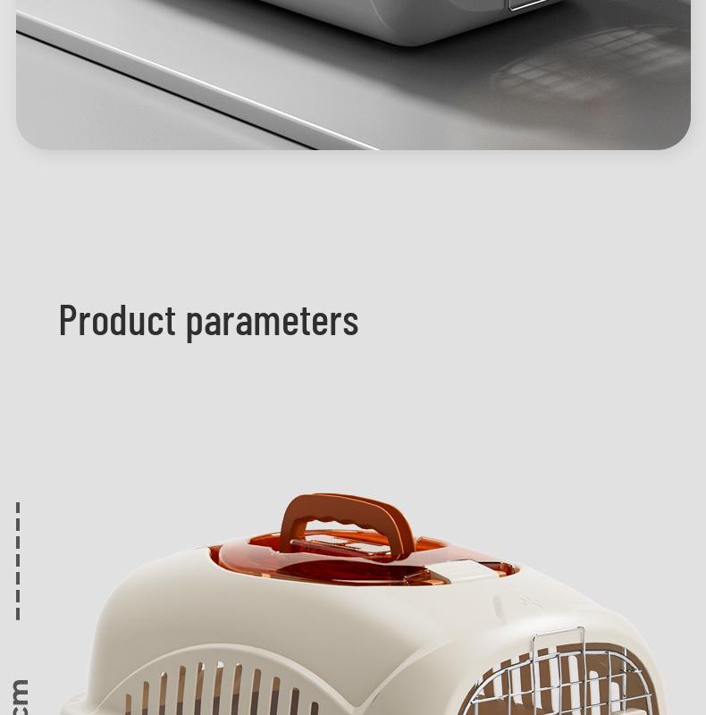 Portable Cat Travel Carrier with Skylight