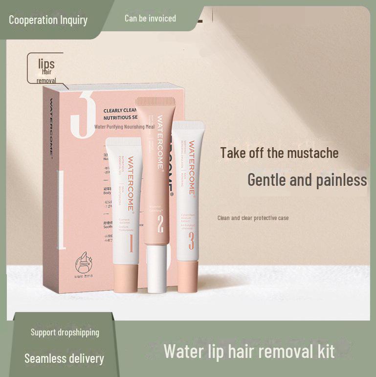 

Крем для удаления волос на губах Water Lip Hair Removal Cream — мягкое средство для удаления усов у женщин, подходит для использования весной и летом, не оставляет темного эффекта. Online Version