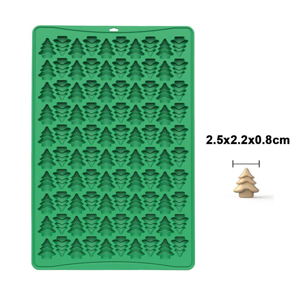 Silicone World DIY Schokoladen-Keks Silikon-Backformen 100 Löcher Mini Haustier Welpen Snack Keksform Weihnachten Ostern Süßigkeitenform