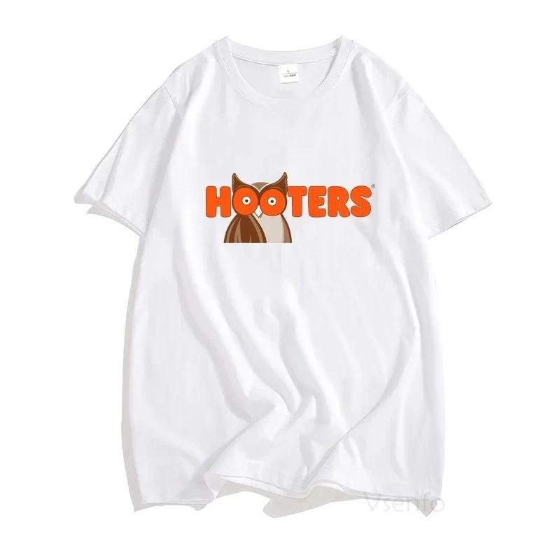 Cartoon Grafik T-Shirts Damen Sommer FeUnisex Kleidung Femboy Hooters Original Eule T-Shirt für Damen Lässig Ärmel