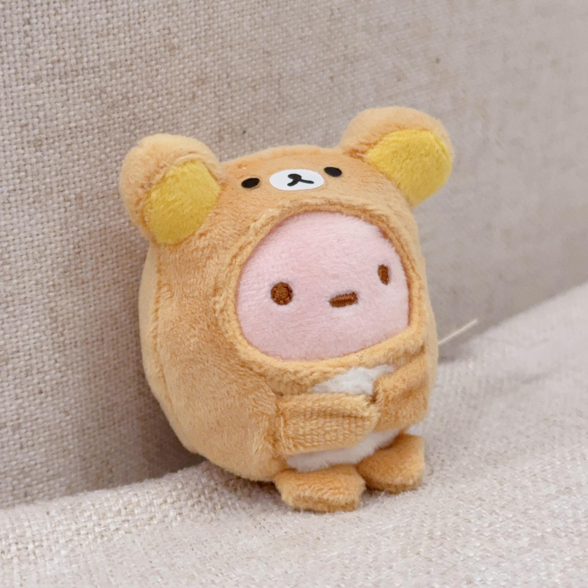Süße Sumikko Gurashi Rilakkuma Tapioka Plüschpuppe Weicher Ball Handspielzeug Kawaii Cartoon Geschenk für Sammler 0-10cm