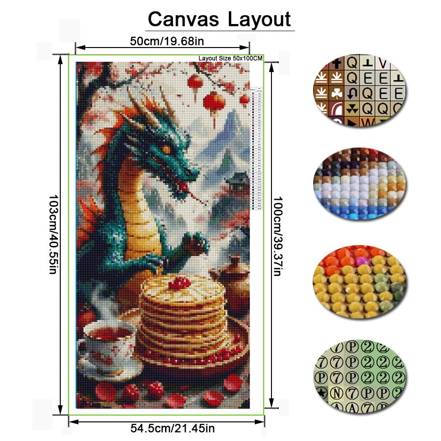 Dragon Bird Cat Owl Large Size Diamond Painting New Collection Animals Diy Full Square Round Drill Rhinestone Embroidery Mosaic Cross Stitch Kits