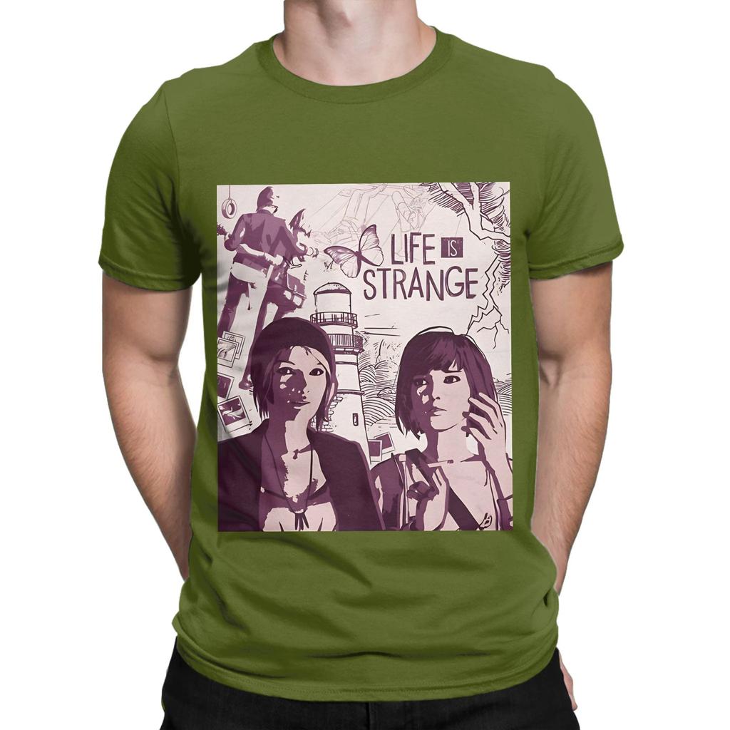 Life is strange purple Funny Graphic 100 Cotton TShirt Life Is Strange Tees Tops For Unisex