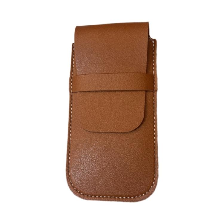 

Stylish Travel Friendly Watch Holder Storage Bag with Spacious Compartments PU Leather Pack for Display Organization 1 светло-коричневого