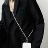 Transparent Crossbody Phone Hanging Chain Pearl Crossbody Phone Lanyard  New Year Gifts