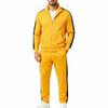 Tute Casual Uomo Moda Autunnale Giubbotti a Striscia Laterale e Pantaloni Set Due Pezzi per Uomo Sport Fitness Tute Streetwear