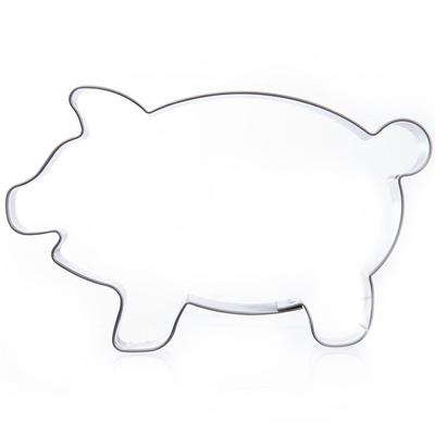 Steel Cookie Cutter Pig 7 Cm