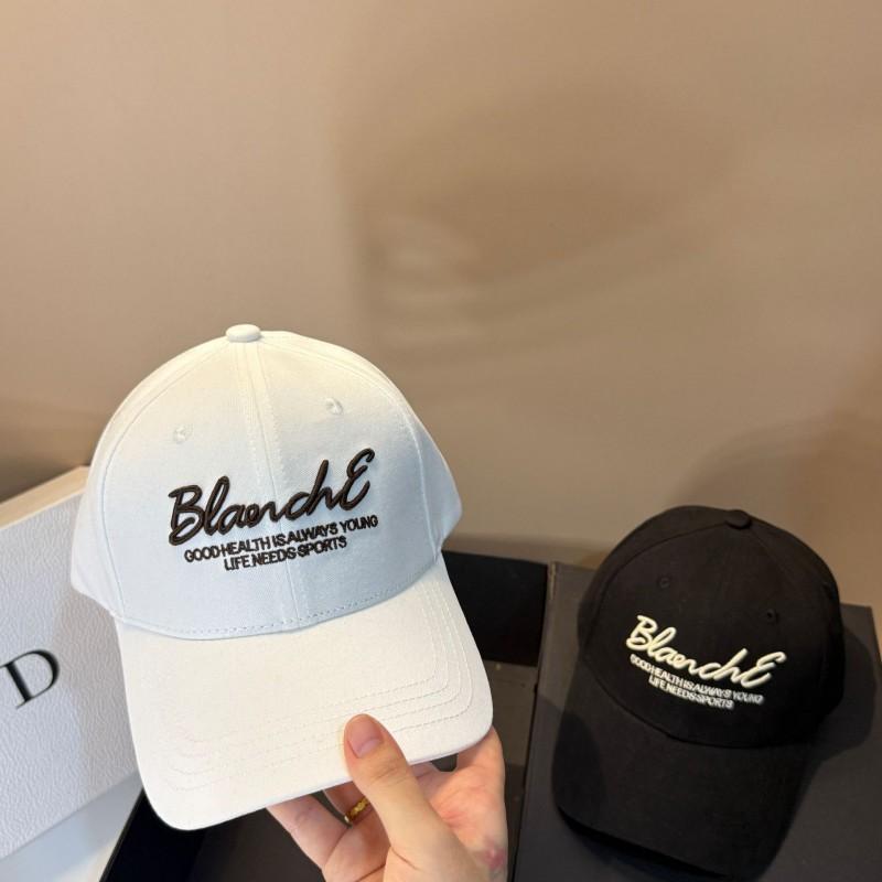 High-Quality Embroidered B Letter Baseball Cap Outdoor Slim Face Sun Hat Lightweight Couple