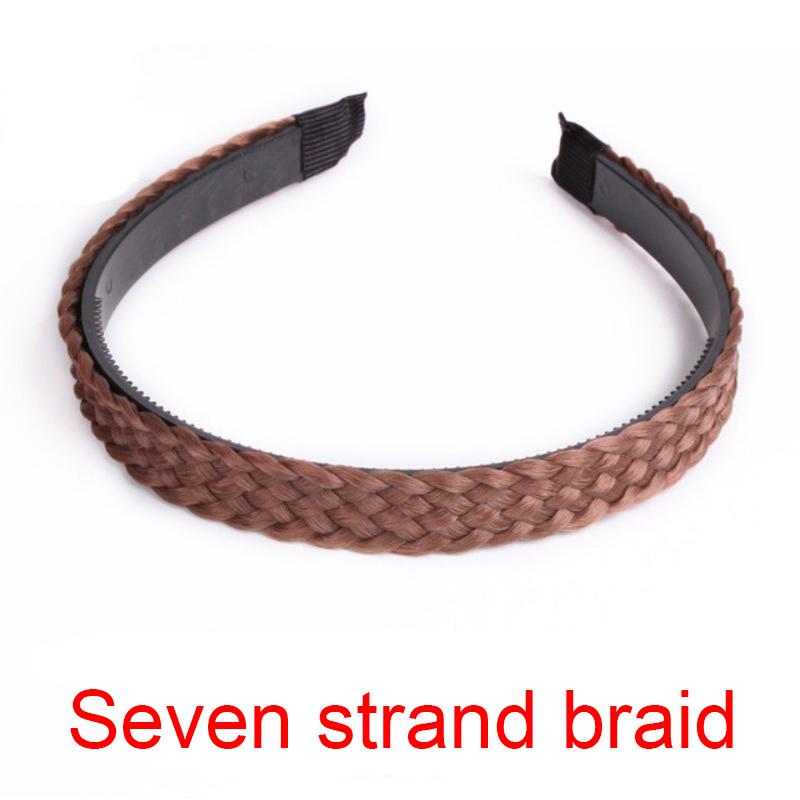 Damen Haarband Fischgrätenzopf Faule Perücke Twist Zopf Stirnband Haarnadel Böhmische Mode Rutschfester Kopfschmuck Braut Haarschmuck