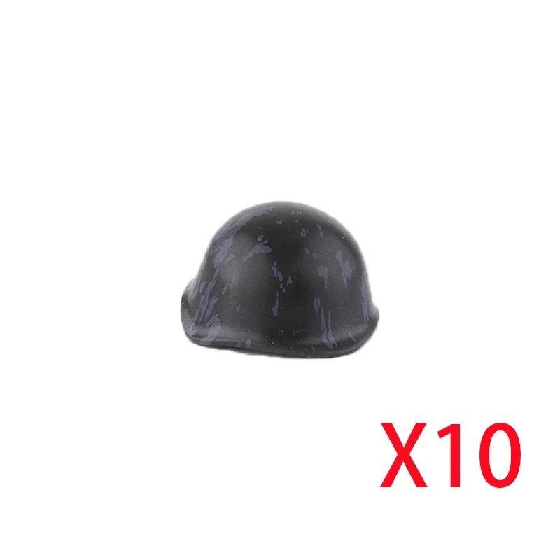 

Аксессуары для военных строительных блоков времен Второй мировой войны Фигурка Солдат Каска Игрушка СССР США Великобритания Японская Шляпа Мини-кирпичик Капюшон Маска Огнемет