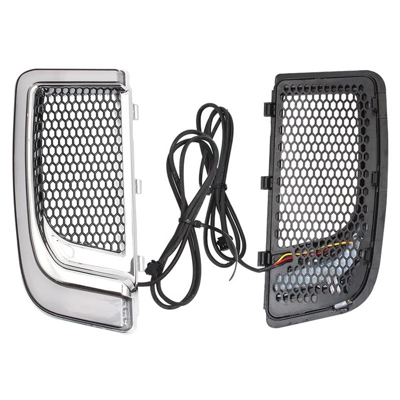 ABLZ-LED Fairing Grille Turn Signals Light For Touring Street Electra Glide Tri Glide FLHTK FLHTCU FLHTKSE Motorcycles