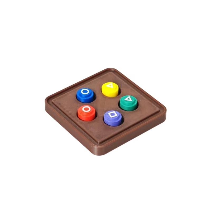 Gonggi Korean Traditional Game 5 Dice Folk Game Set Jack Stone Pebbles Set Hand Eye Coordination Training Toy for Children