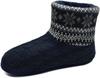 COFACE Plus Size Boa Winter 14 Sizes cm Men's Boots, Warm, Quiet, Washable, Colors, 24.0-31.0 (AR5892 - Black/Gray)