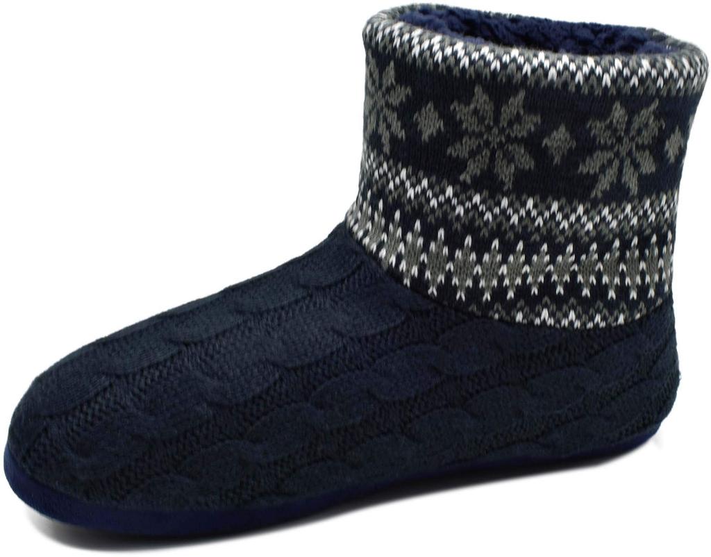 COFACE Plus Size Boa Winter 14 Sizes Cm Men's Boots, Warm, Quiet, Washable, Colors, 24.0-31.0 (AR5892 - Black/Gray)