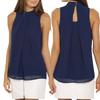 Elegante Blusa Estiva in Chiffon da Donna in 15 Splendidi Colori e 6 Taglie