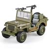 1:32 Willys Off-Road Military Alloy Model WWII Series with Lights, Sound & Opening Hood