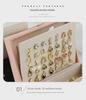 Compact Three-Layer Jewelry Box for Necklaces, Rings, and Earrings