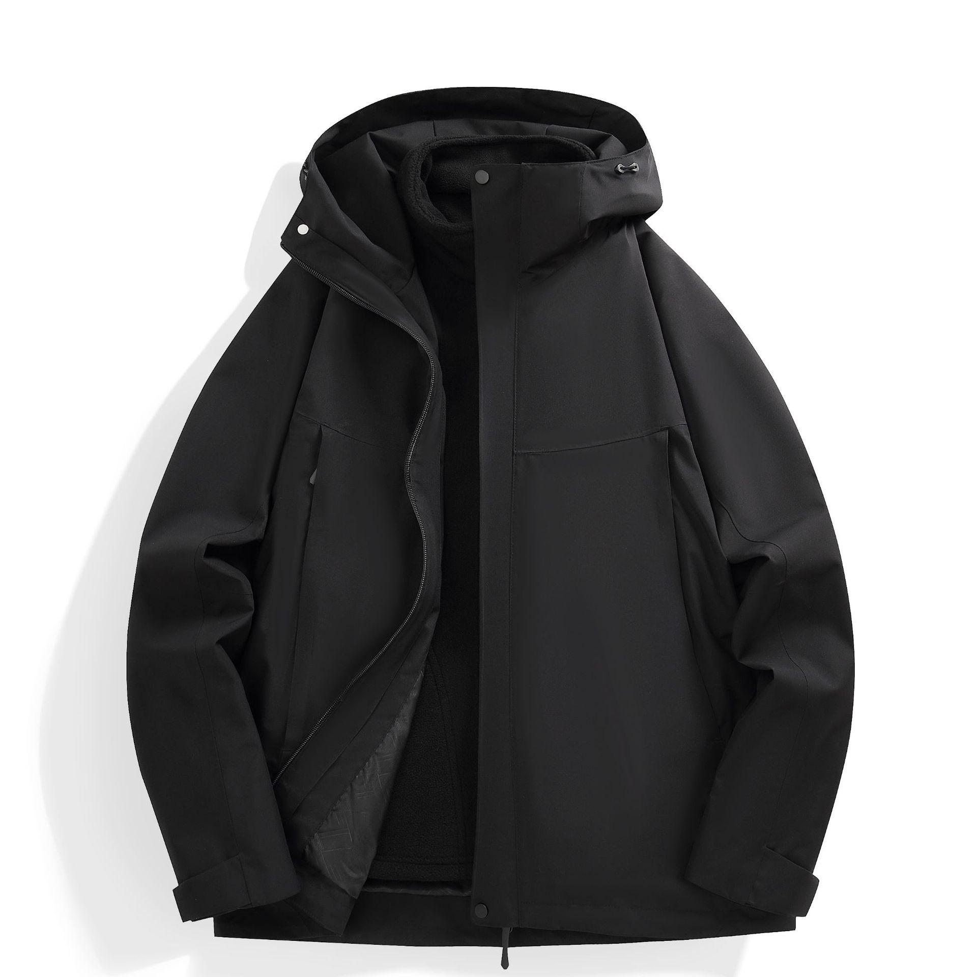 

Флисовая подкладка три-в-одном с защитой от брызг для осенних и зимних курток, теплые и ветронепродуваемые женские пальто, одежда для активного отдыха, катания на лыжах и альпинизма. 5XL