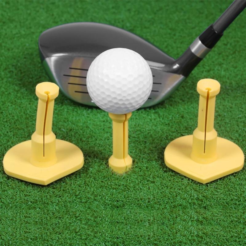 Golf Rubber Tees Golf Opening Shape Rubber Tees Driving Range Golf Tees Holder for Indoor Outdoor Backyard Home Durable
