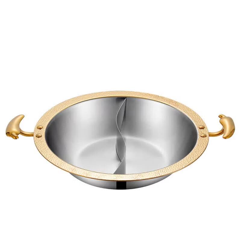 ZLIII 304 Stainless Steel Divided Hot Pot