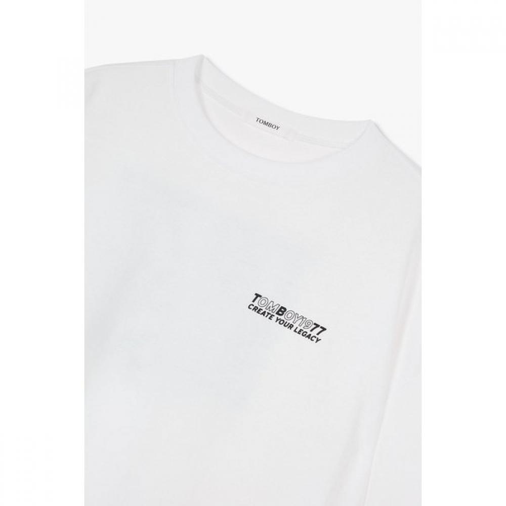 STudio Tomboy Unique LeTTering ShorT Sleeve T shirT  9176222994cT 