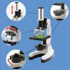 [PACZB] Educational microscope for children, suitcase, magnification 300x-1200x, set of 28 pieces, Z3309