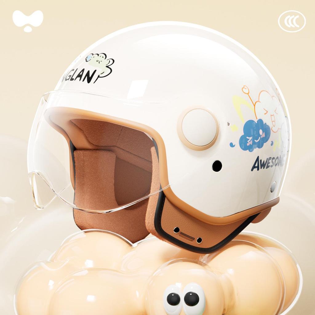 Yinglan 3C Certified All-Season Electric Scooter & Motorcycle Helmet for Men and Women
