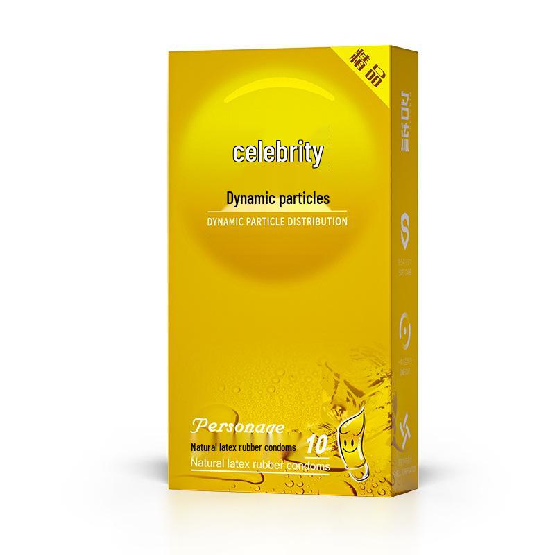 Mingliu Ultra Thin Long-Lasting Dotted Condoms with Hyaluronic Acid - 10 Pack