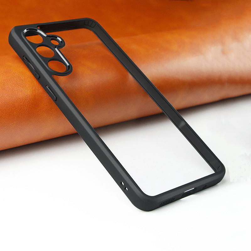 

Чехол для Samsung Galaxy M55s Чехол для Samsung M55s Мягкий ТПУ каркас ПК Бампер Защитные чехлы для телефона Для Samsung M55 C55 F55 Funda For M55s M55 C55 F55 чёрный