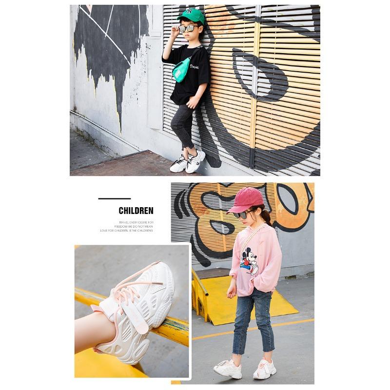 Весенне-летняя новая детская спортивная обувь с дышащей сетчатой поверхностью для девочек — фото 12