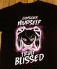 Camiseta Alexa Bliss Truly Blissed Manga Curta Preta Unissex P-5GG ND826 Camiseta Unissex