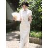 New Chinese cheongsam summer engagement daily national style temperament dress 1011 new young girl small