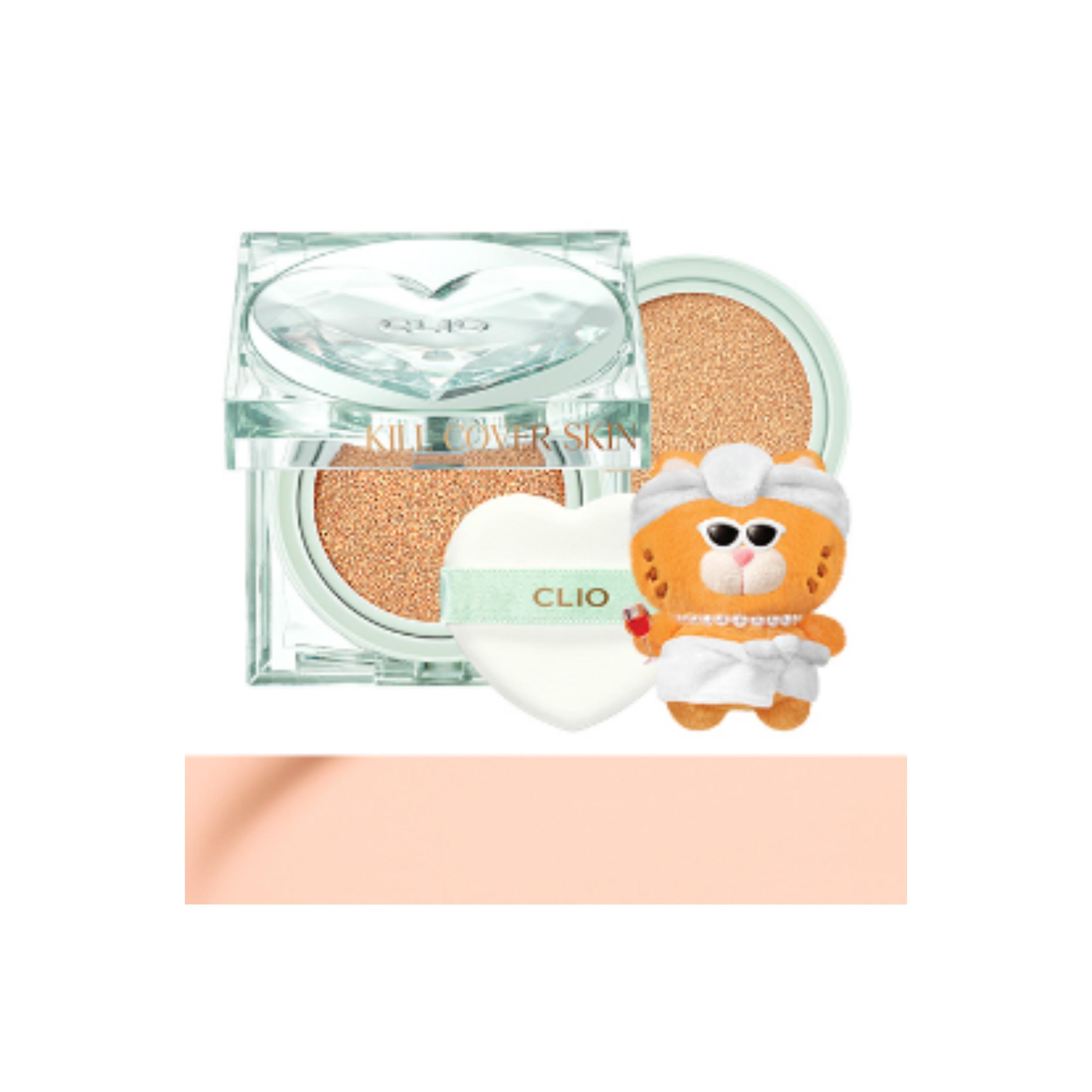 

CLIO [Nyangsaeng Ekiden Koshot/Refill + Koshot Keyring] Kill Cover Skin Fixer Cushion Planning 21C lingerie