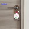 Christmas Wooden Doorknob Decoration Santa Claus Snowman Stocking Holiday Decor Door Handle Hanger Pendant Party Supplies