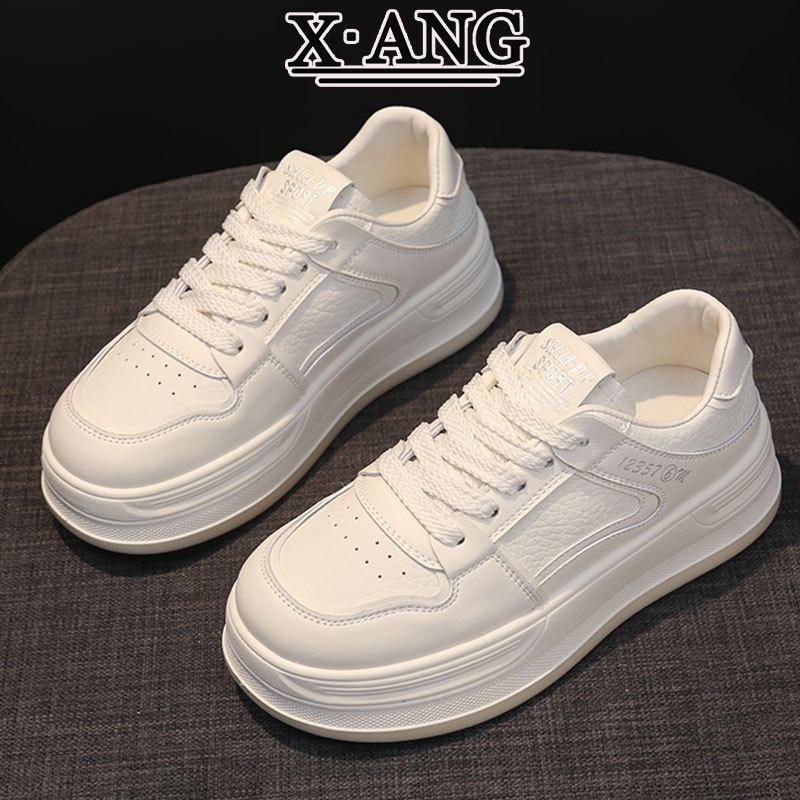 Leather Board Shoes Women's Autumn New Versatile Student Little White Shoes Children's Shoes Platform Casual Sports Shoes