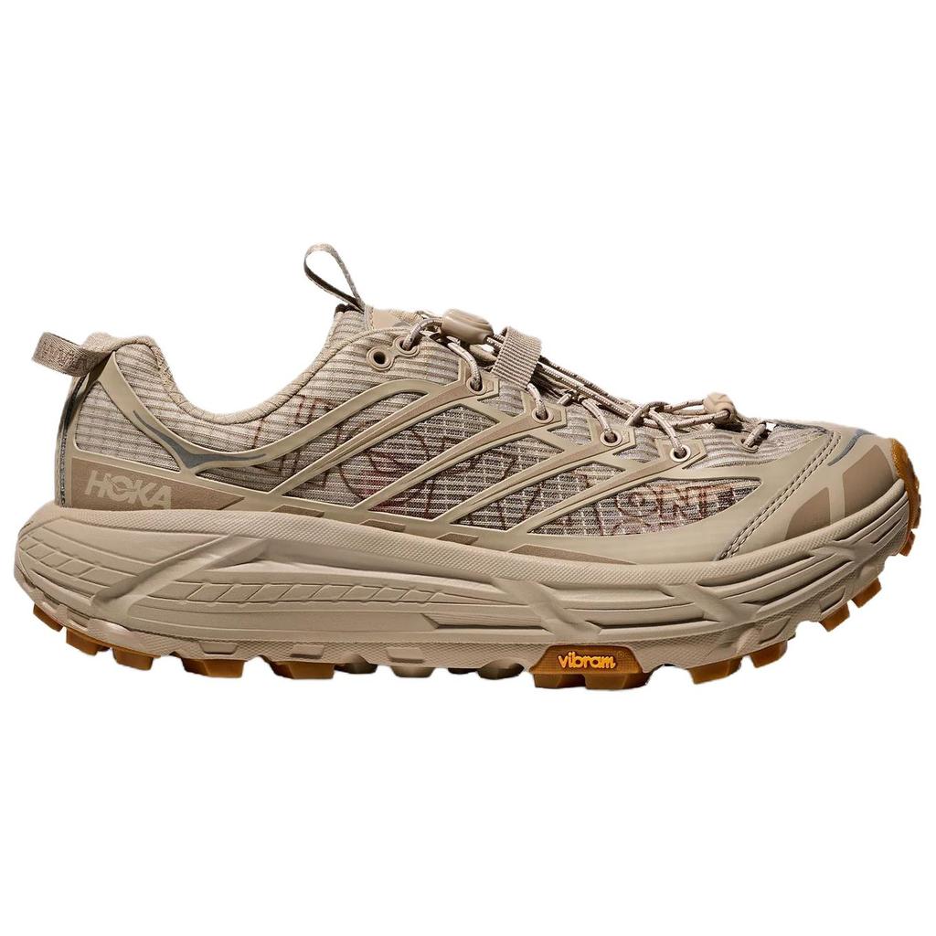 HOKA Mafate Three2 Grid JP Raw Linen Asia Exclusive Unisex Sneakers Cream Sand 1172370-RLN