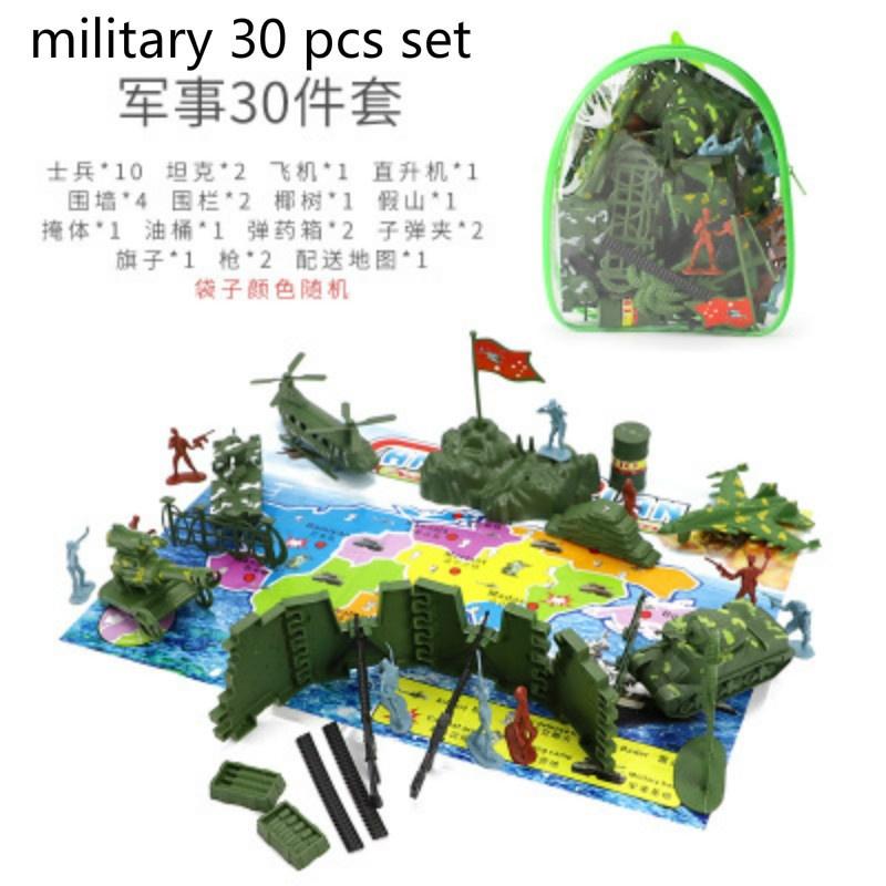 30/32/34pcs Set  Dinosaur Toy Educational Toy Simulation Dinosaur AnimalModel Toy