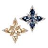 Strong Zinc Alloy Rhinestones Brooch Glittering Octagram Pattern For Women’s Fashion Decoration