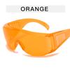 Large frame transparent goggles Personalized Internet celebrity glasses frame, Songkran goggles riding concave flat glasses