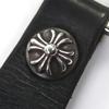 Great CHROME HEARTS key ring BELT LOOP D RING Belt loop black 925 mens Used