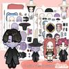 Korean Kpop Cute Dress-Up Stickers: 24 Large Sheets - Idol Witch Hunter Group, Handmade Decompression Stickers.