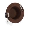 Gears Feather Halloween Top Hat Vintage Goth Headwear Hat Headpiece Role Playing Hat  Headgear