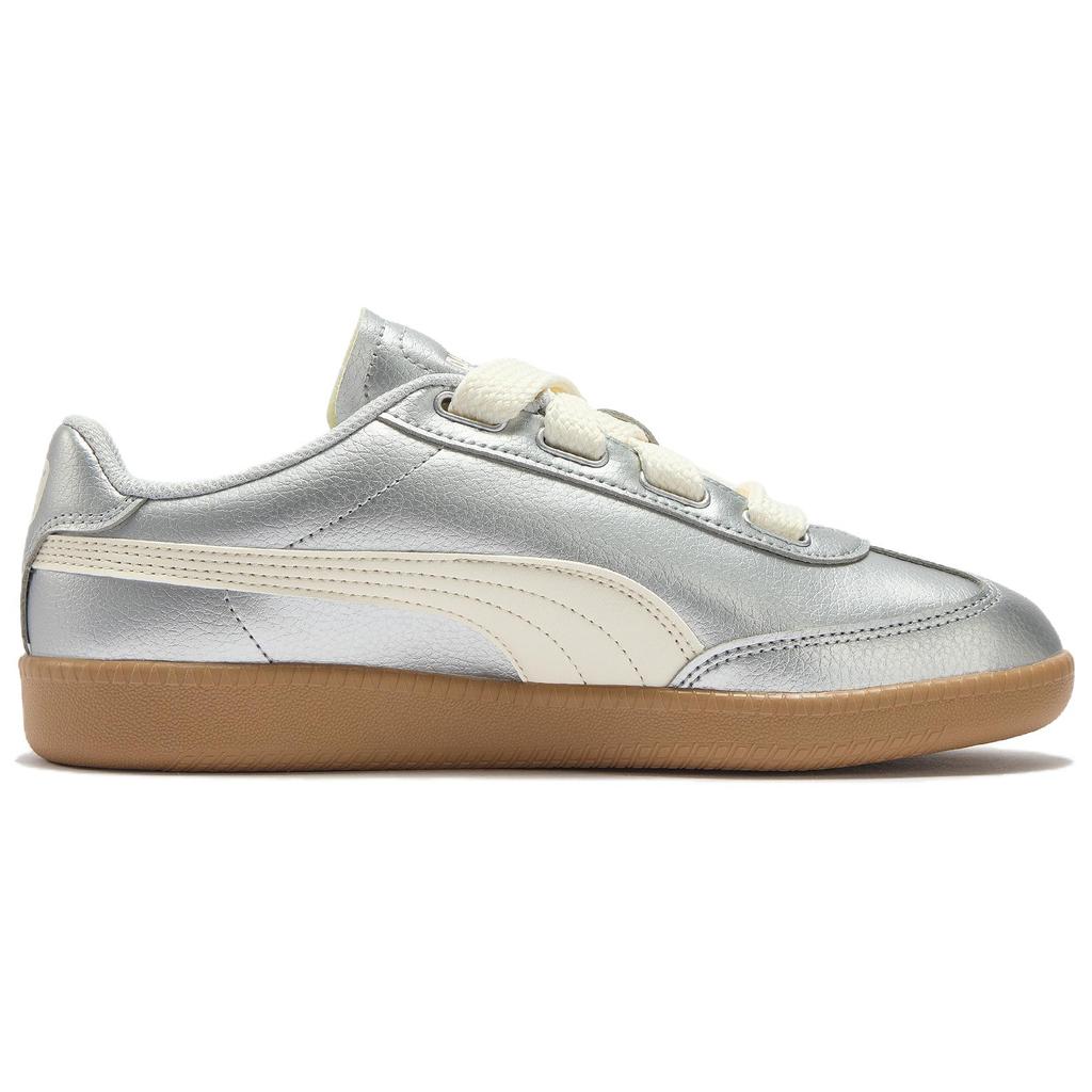 Puma 9-T Wide Lace Comfortable Versatile Silver Retro T-Head Casual Shoes Summer Sports Daily Commuting School Sneakers Low-Top 410462-01