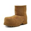 2025 Winter Fleece-Lined Big Head Snow Boots, Non-Slip Thick Sole, Height-Increasing, Pull-On Fashion.