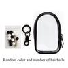 Jewelry Organizer Transparent Storage Box Pouch Mystery Box Plastic Box Cute Doll Bag Organization with Keychain Dustproof Case