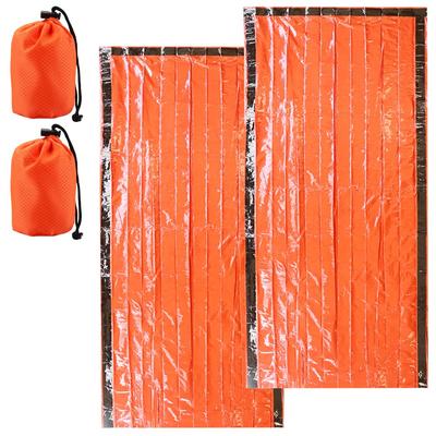 Emergency Sleeping Emergency For Mountain Comes with Storage Set of 2 Bag, Sheet, Portable, Compact, Climbing, Disasters, Bag,